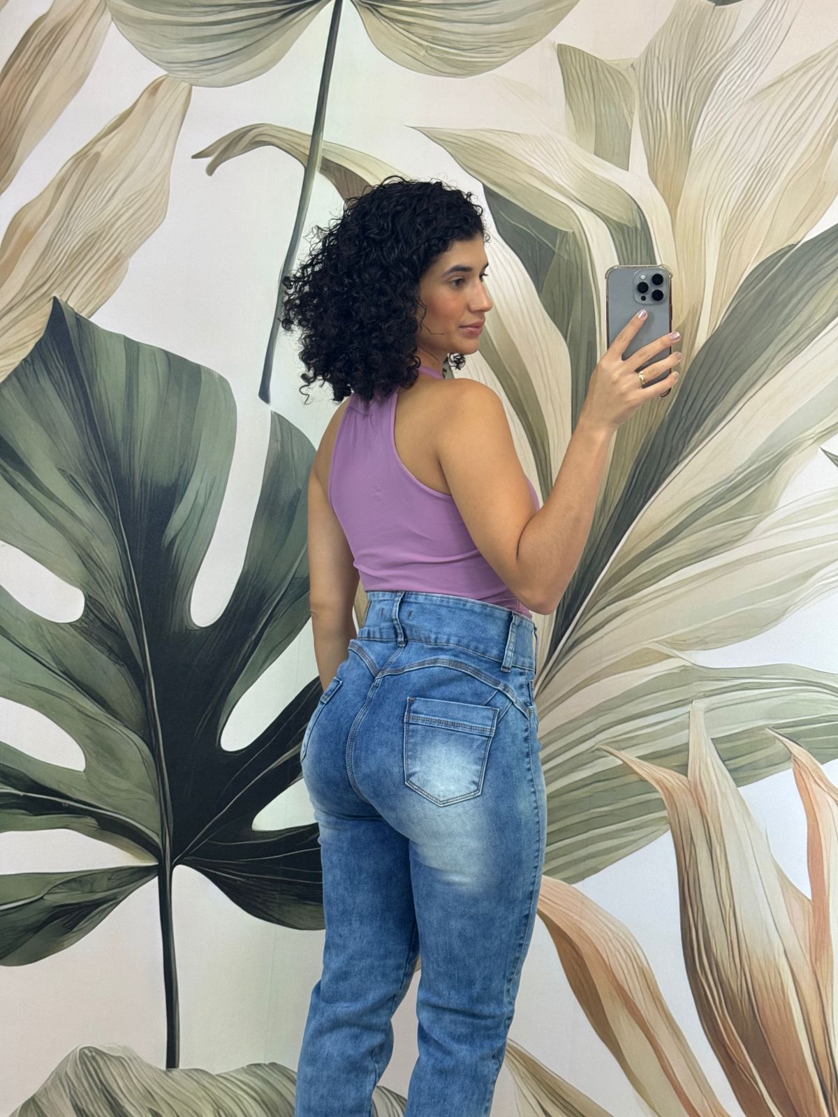Calça Jeans com Elastano - Salig