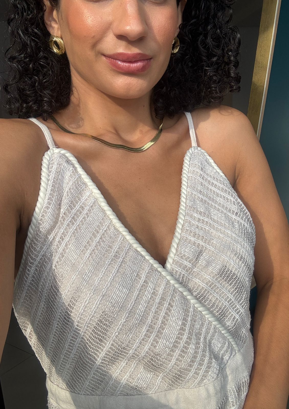 Vestido gelo texturizado - Chuá