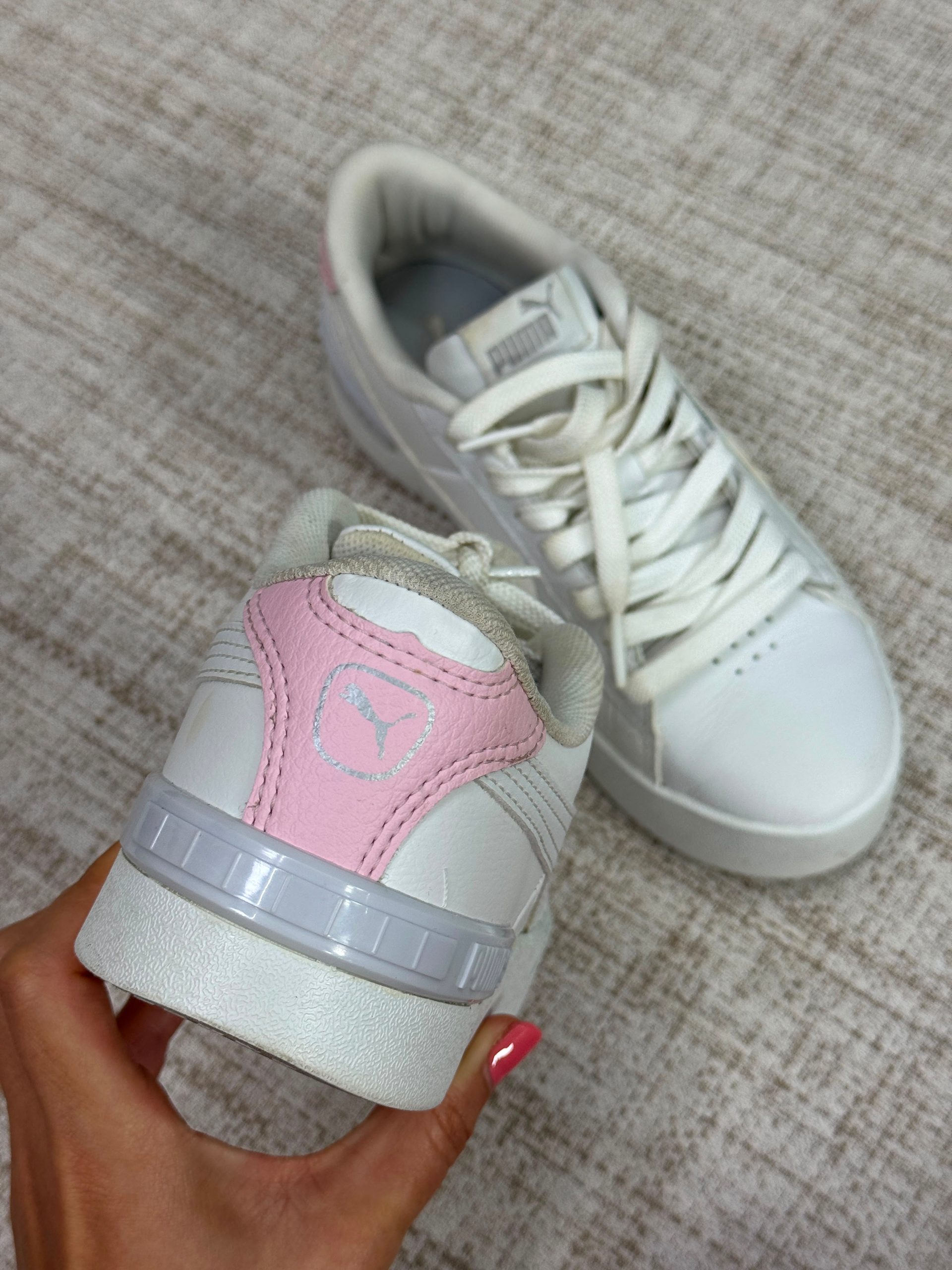 Tênis Jada Bdp branco e rosa - Puma