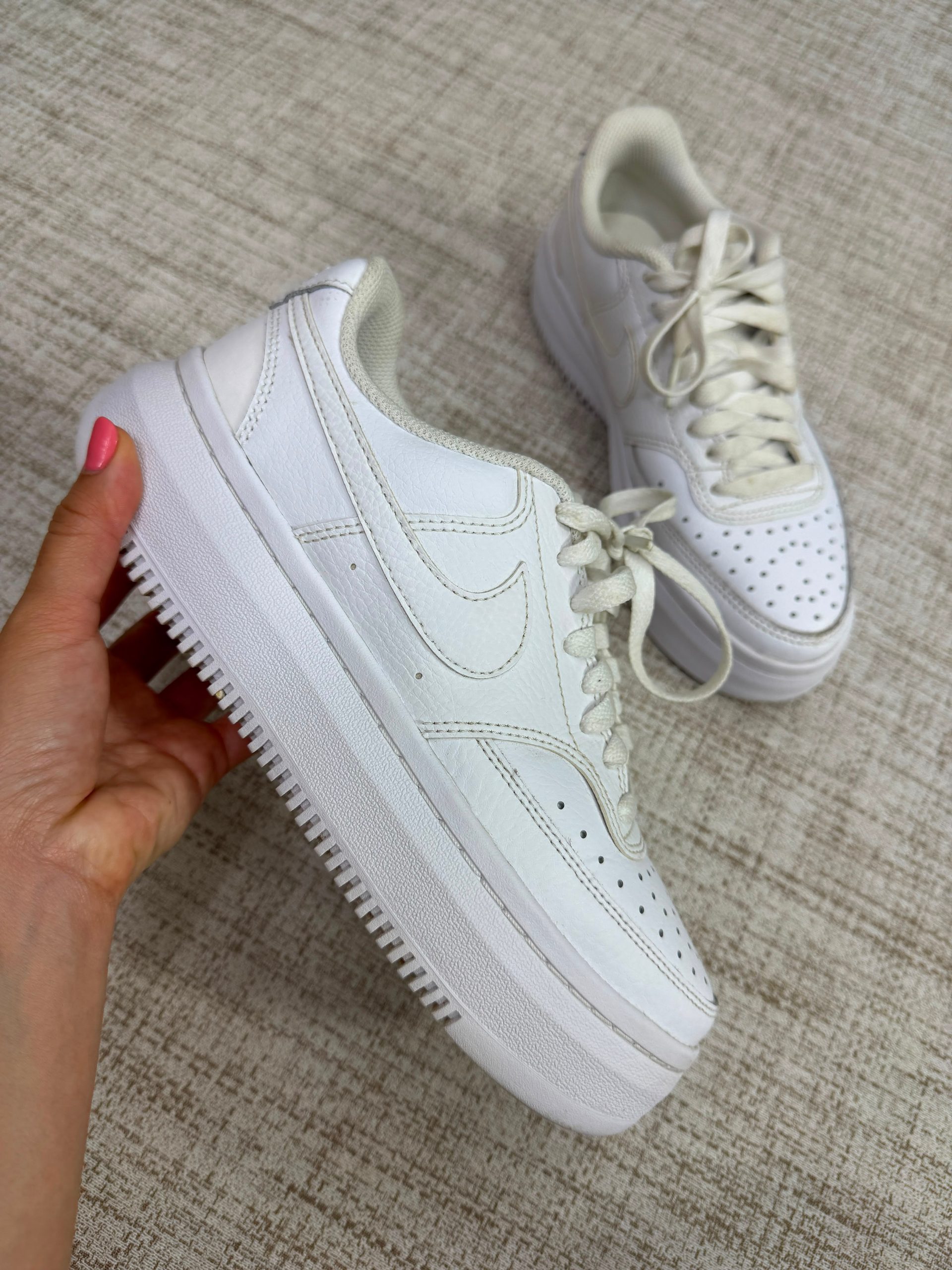 Tênis  Court Vision Alta Feminino Branco - Nike