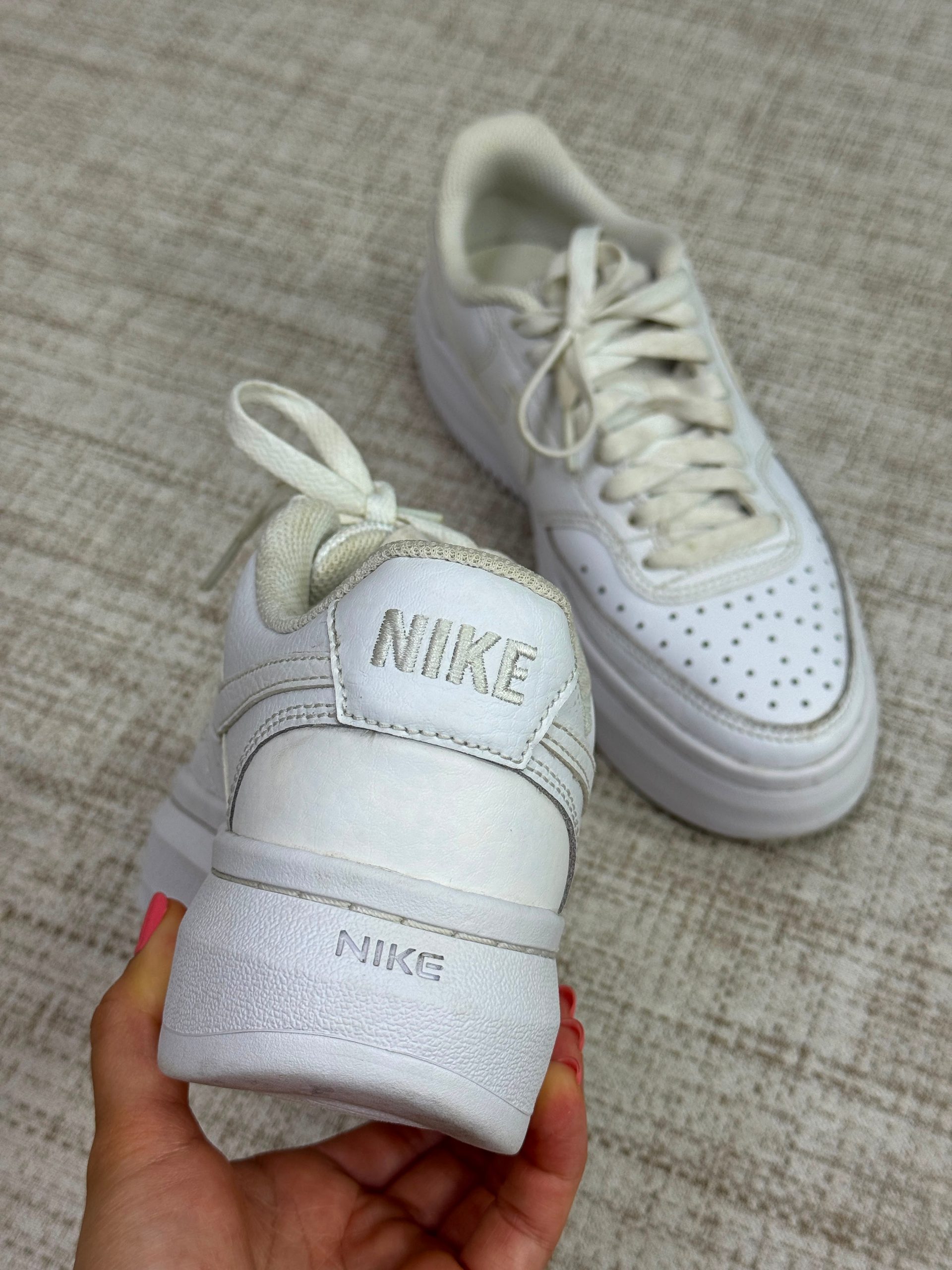 Tênis  Court Vision Alta Feminino Branco - Nike