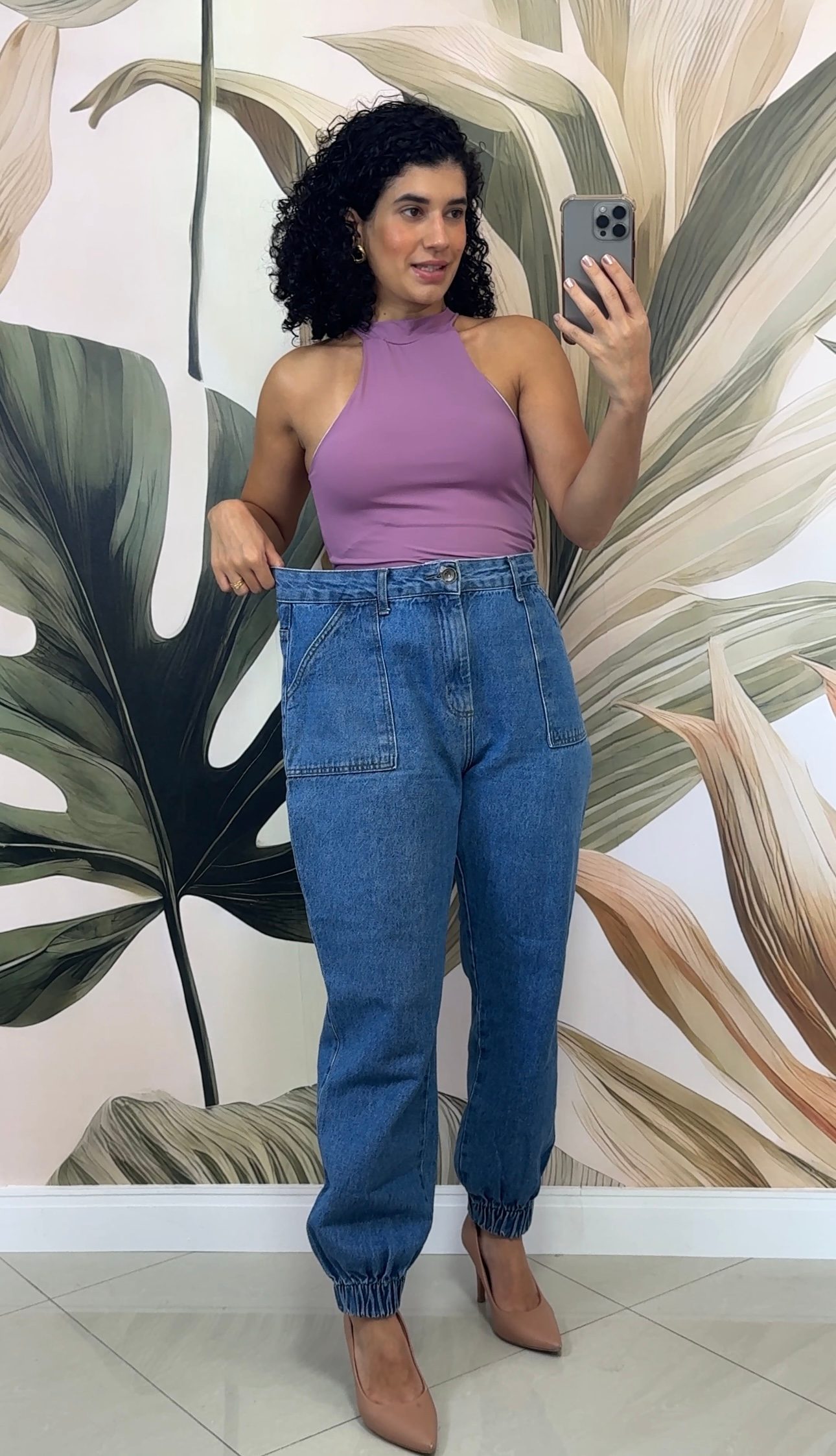 Calça Jeans Mom 100% algodão - Rock Sham