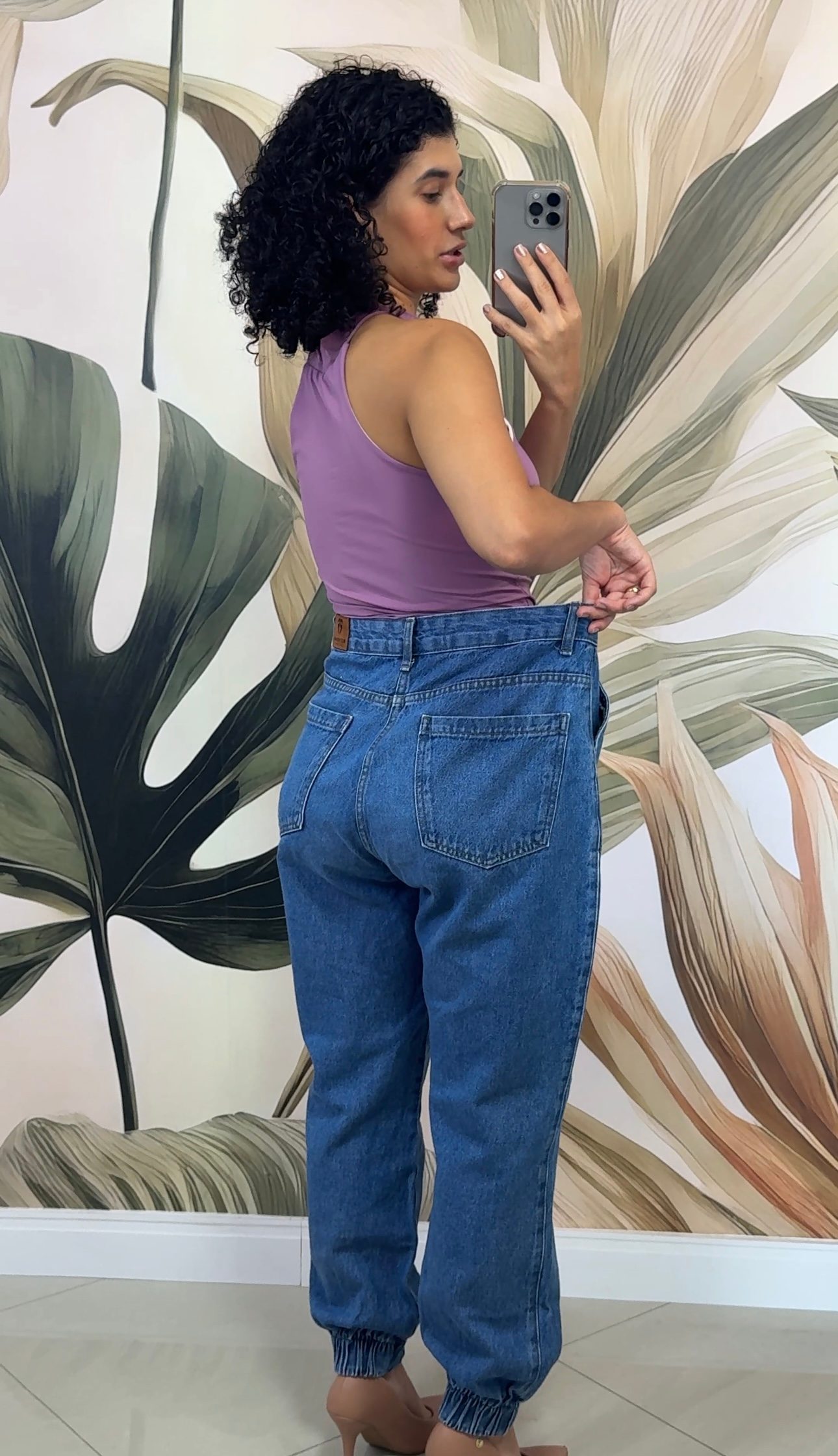 Calça Jeans Mom 100% algodão - Rock Sham