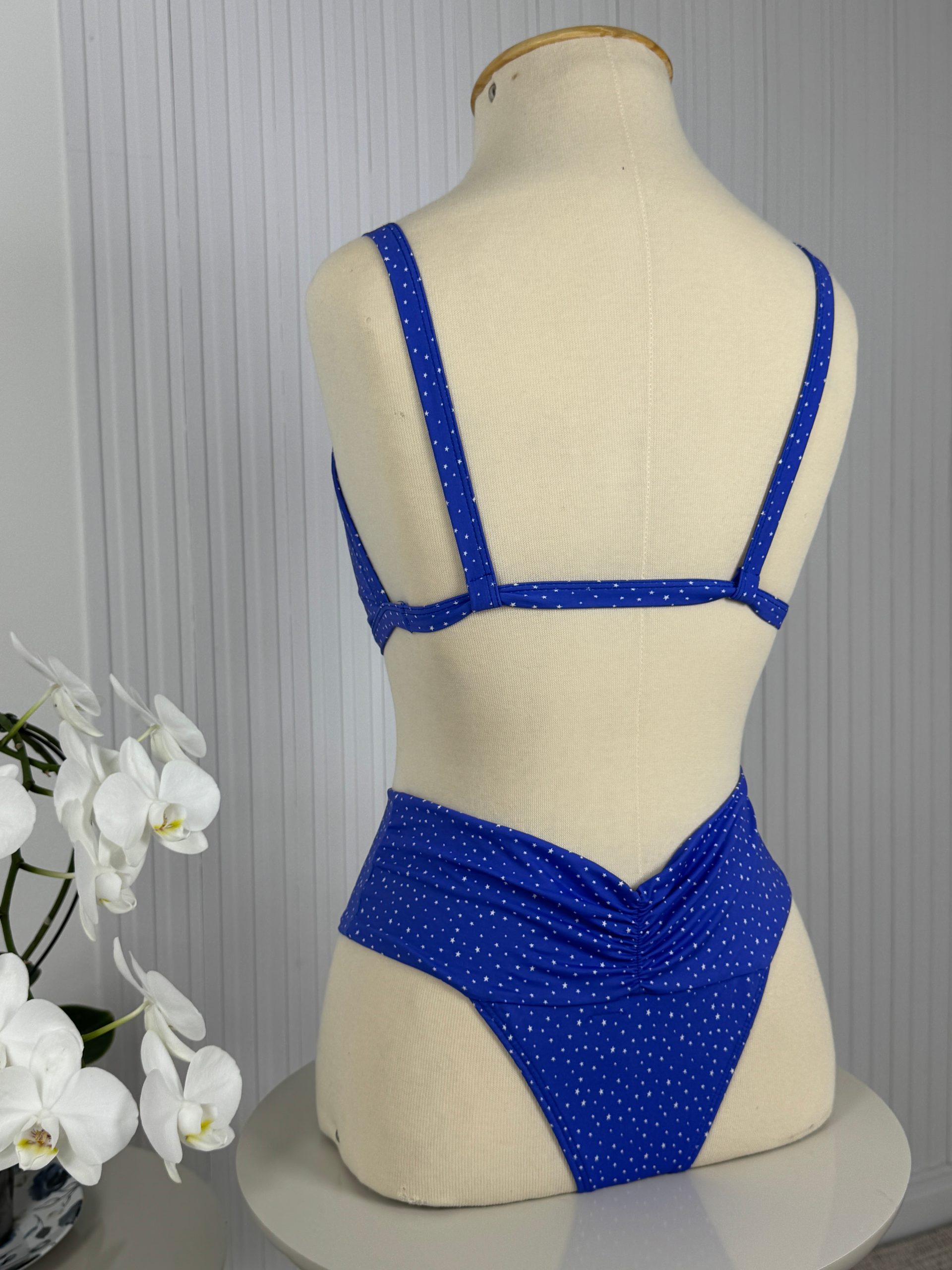Conjunto Biquíni Azul Estrelas - Doce Mar