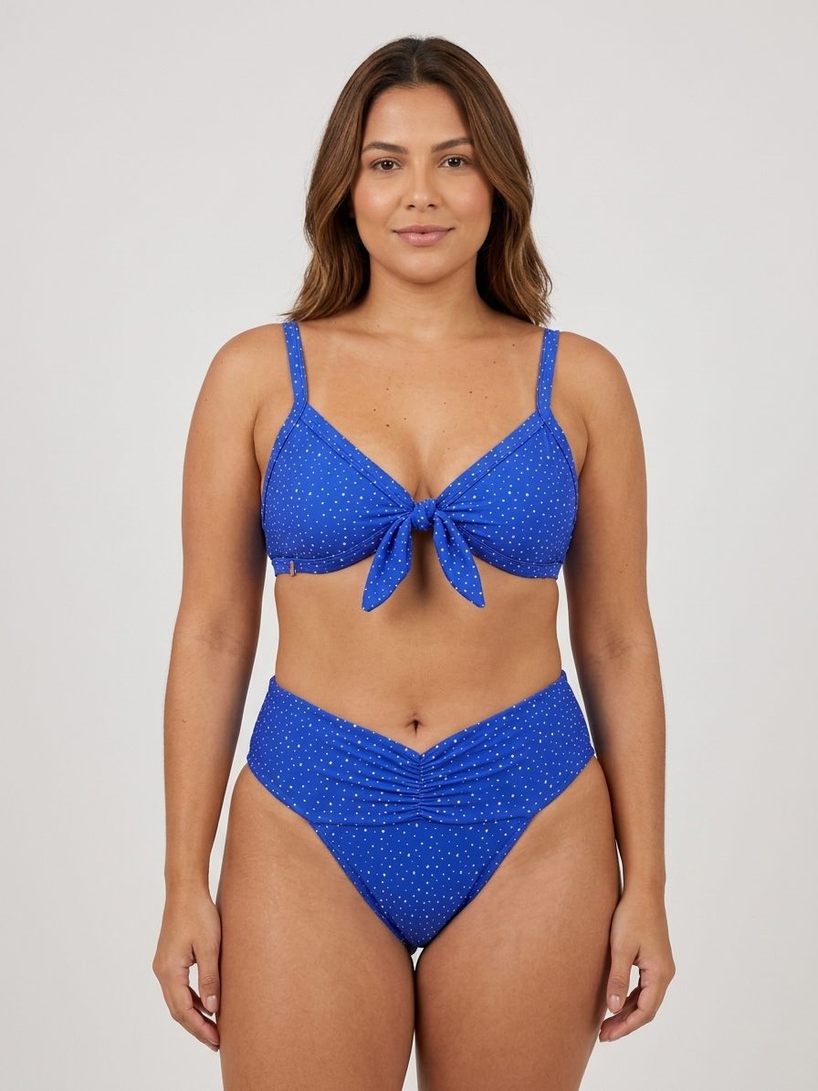 Conjunto Biquíni Azul Estrelas - Doce Mar