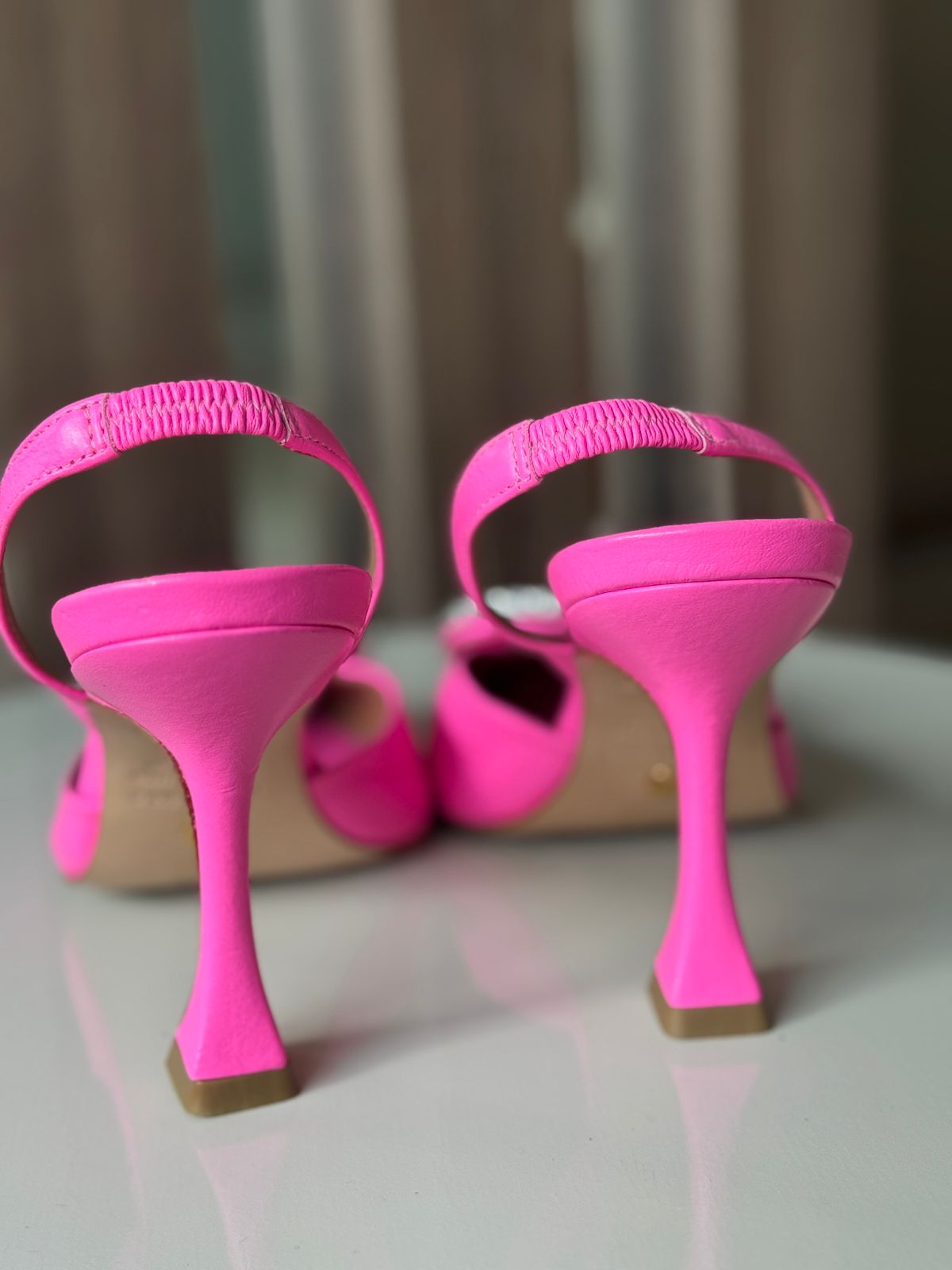 Slingback Rosa Strass 9cm  - Vicenza