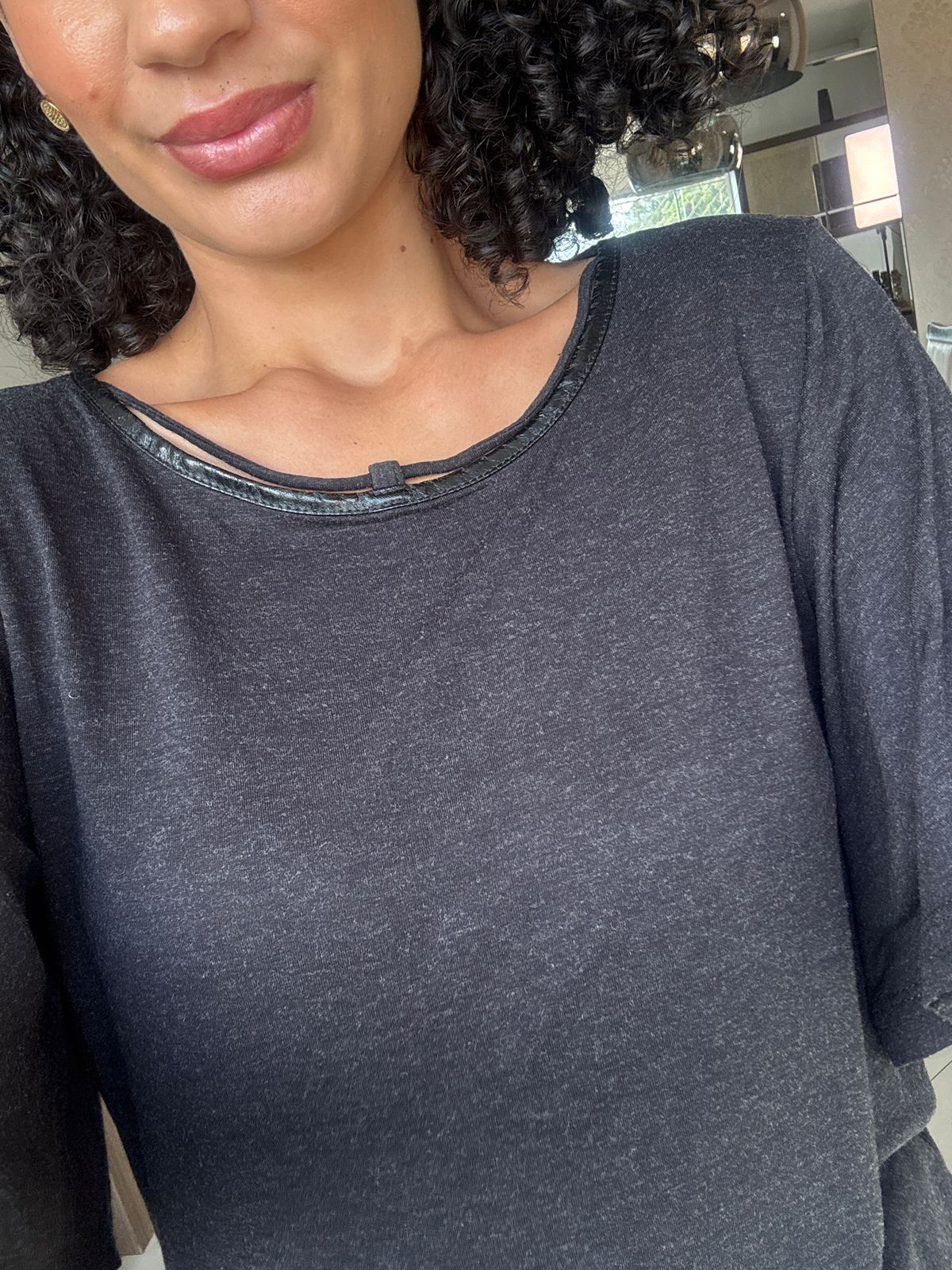 Blusa chumbo mesclada - Forum